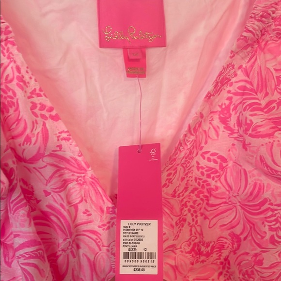 Lilly Pulitzer Pink Floral Midi Dress - Picture 2 of 4